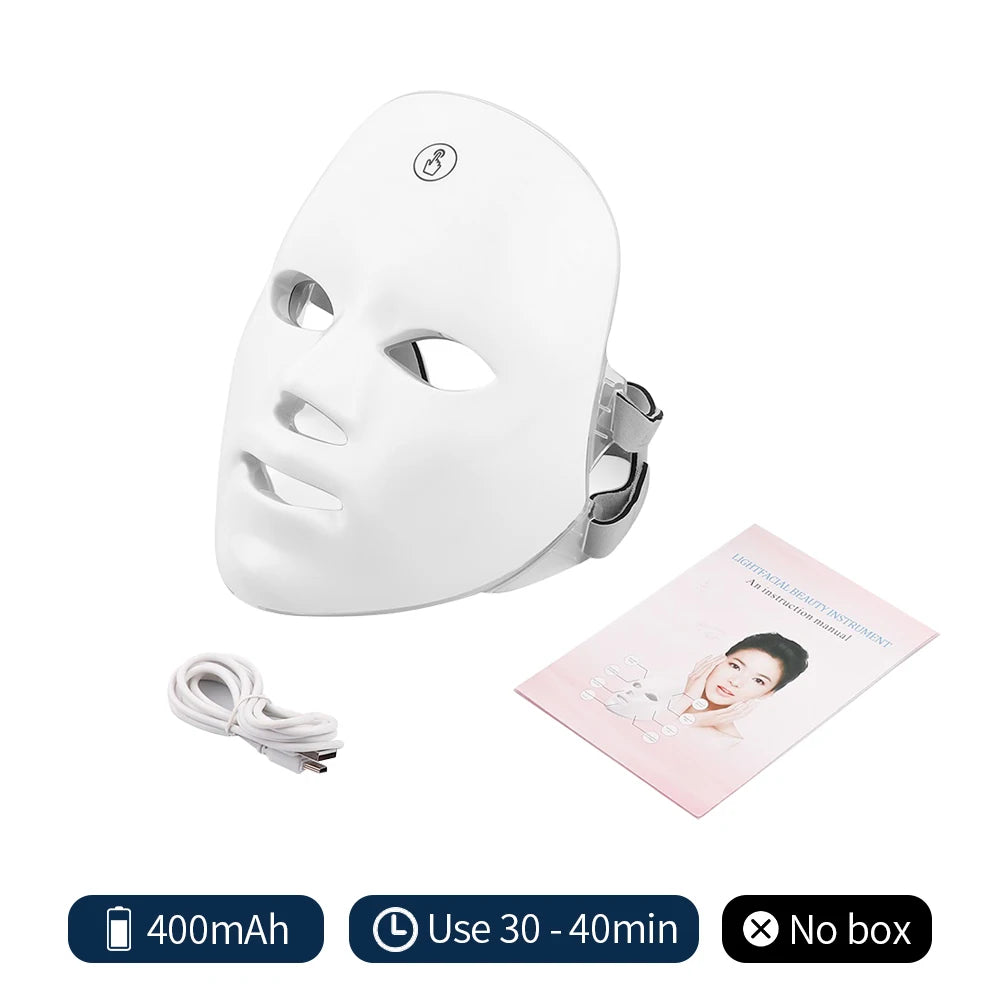 7-Color LED Facial Rejuvenation Mask